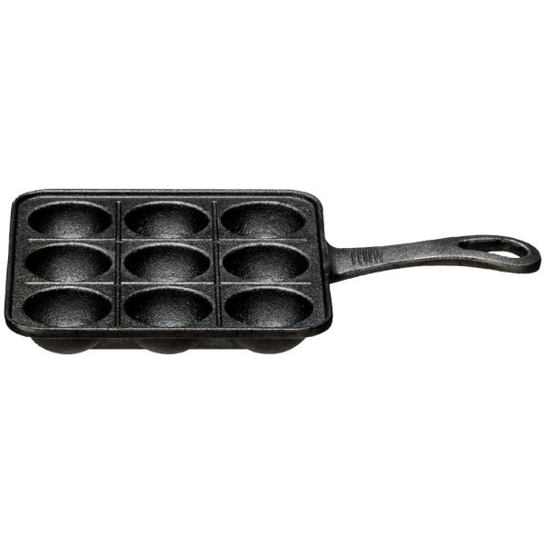 【商品概要】素材:鉄色:ブラック製品サイズ:26.5 x 16 x 3.2 cm梱包重量:0.92 キログラム【商品説明】説明●鉄鋳物たこ焼き器で外はカリっと、中はふっくら!●たこ焼き以外にも、お菓子作りなどにも活躍する鋳物たこ焼き器です●...