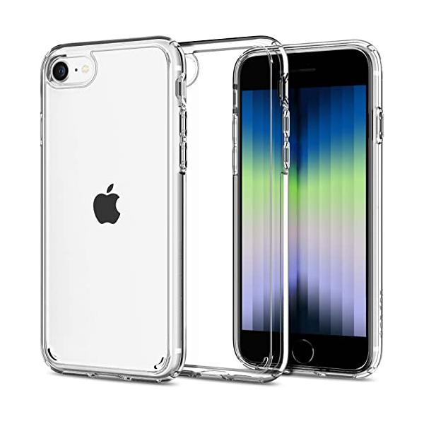 他サイト： Spigen iPhone SE 2022 ケース クリア 【第3/2世代】 iPhone 8 ケース iPhone 7 透明ケース 2重構造 米軍Mの商品画像