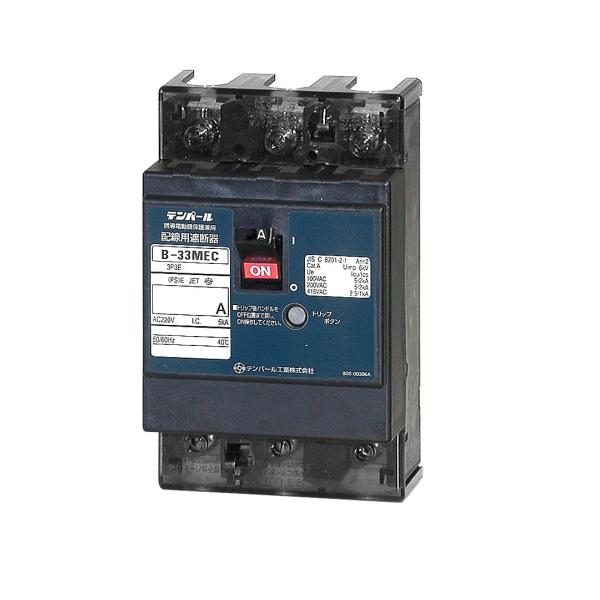 【商品概要】※掲載されている画像は代表画像となります。定格使用電圧:100-200V定格電流:5A極数:3P/素子数:3Eフレーム:30AF端子仕様:線押え方式 圧着端子使用可能逆接続:可能【商品説明】【商品詳細】ブランド：テンパール商品種...