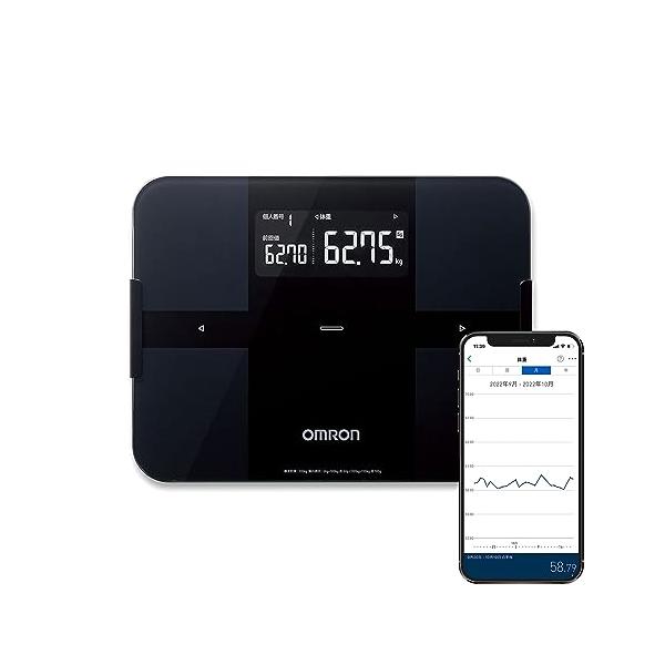 オムロン 体重・体組成計 カラダスキャン スマホアプリ/ HBF-255T-BK Amazon | オムロン 体重・体組成計 カラダスキャン スマホアプリ