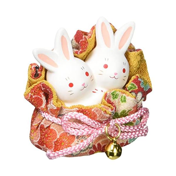 【商品概要】商品サイズ(cm):H6商品説明:うさぎのぴょんぴょんと野原や草原を駆けまわる様子は、愛らしいばかりではなく、非常に活発でイキイキとしています。 その動物的な特徴から「飛躍」や「向上心」や「活動的」といったいわれがあり、更には険...