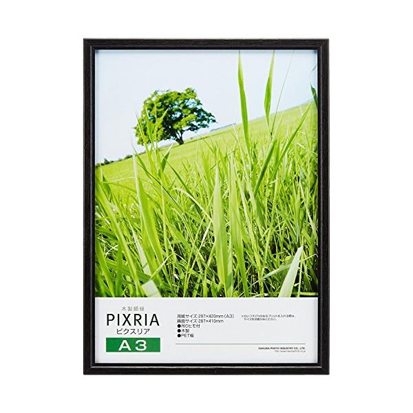 まとめ買いセット】HAKUBA 木製額縁 ピクスリア A3 ブラック 10枚