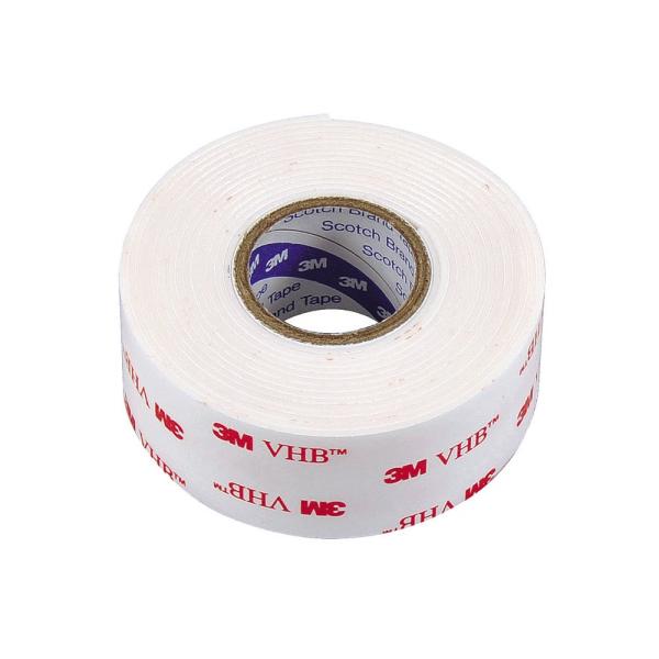 【商品概要】車外用バンパー・スポイラーなどの取り付けに特殊基材が被着体にかかる応力を分散最終接着強度や耐候性に優れた強力テープ【仕様】サイズ：幅25mm×長さ2m×厚さ1.14mm・入数：1個使用可能温度範囲：-20~150度・カラー：白【...