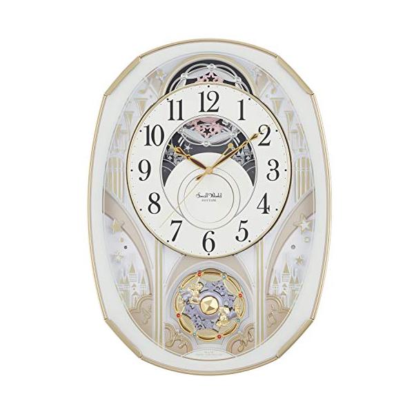 リズム(RHYTHM) 掛け時計 電波   スモールワールドノエルS 30曲 Amazon.co.jp: リズム(RHYTHM) 掛け時計 電波 アナログ からくり