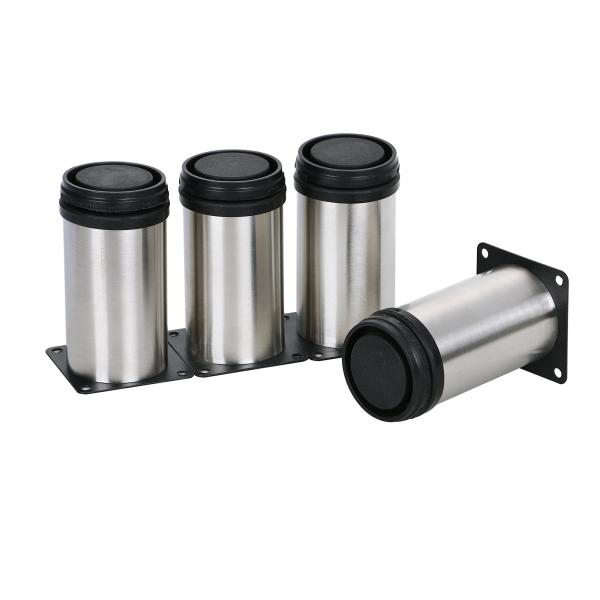 【商品概要】【あと少しを実現】この家具もう少し高さがあれば・・と思うことはありませんか？そんなお悩みを解決してくれるステンレス製継ぎ足4本セットとなります。【快適な生活空間を】ソファやベッド、家電を収納しておく棚などの足に取り付けることでお...