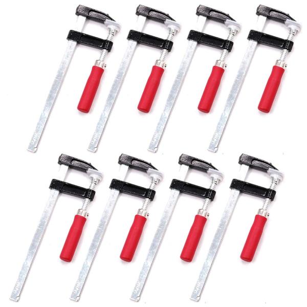 他サイト： (エスネット) Fクランプ F型クランプ DIY 木工 溶接 作業用 クランプ 300mm×50mm 4本 8本 10本セット SN-FC4810Lの商品画像