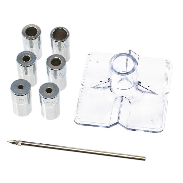 【商品概要】セット内容:ガイドベース・センターポンチ・ドリルガイド(4mm/5mm/6mm/8mm/10mm/12mm)対応工具:電気ドリル・充電ドリルドライバー仕様:木材・合板用【商品説明】【商品詳細】ブランド：サンドリー(SUNDRY)...