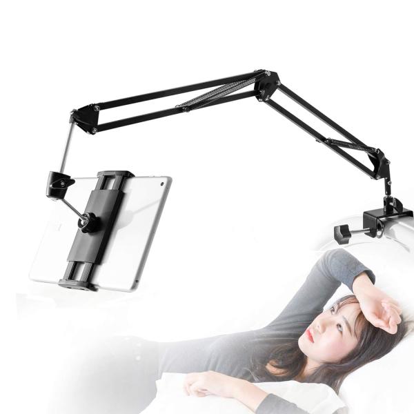 【商品概要】【2023業界最新改良版、垂直平面と水平平面に適合します】オンライン授業で役立つ一品。枕元の壁だけでなく、デスクトップにも取り付けることができます。横になってスマホやタブレット見る時、大勧めです。ご注意：垂直平面から水平平面に切...