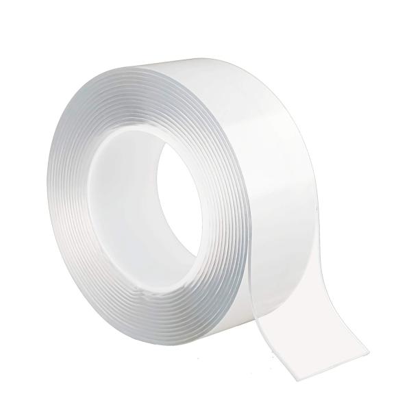 【商品概要】【魔法両面テープ】本両面テープは写真のご覧になった通り、いろんなものをしっかりとくっつける機能をもちながら、煩わしいのりも残らない、水で粘性を戻らせる魔法テープです。【粘着性いい＆のり残らず】魔法両面テープは高級のアクリルゴムを...