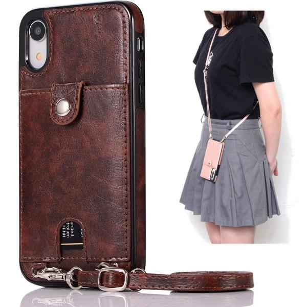 【商品概要】【対応機種】便利なショルダーストラップが付属した アイフォンiphone XRケース【二重保護】アイフォンiphone XRカード収納 携帯カバー(1) 外側採用高質合成PU皮革しました、放熱性が良く、傷やホコリを防ぐことができ...