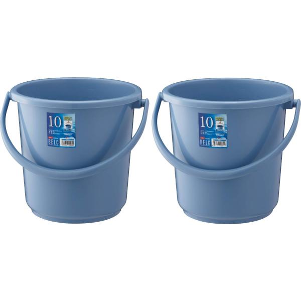 【商品概要】本体サイズ:約27.9×27.9×25.8cm材質:ポリプロピレン原産国:日本【商品説明】【商品詳細】ブランド：リス商品種別：ホーム＆キッチン商品名：リス バケツ 丸型 本体 ブルー 10L ベルク 10SB 2個セット製造元：...