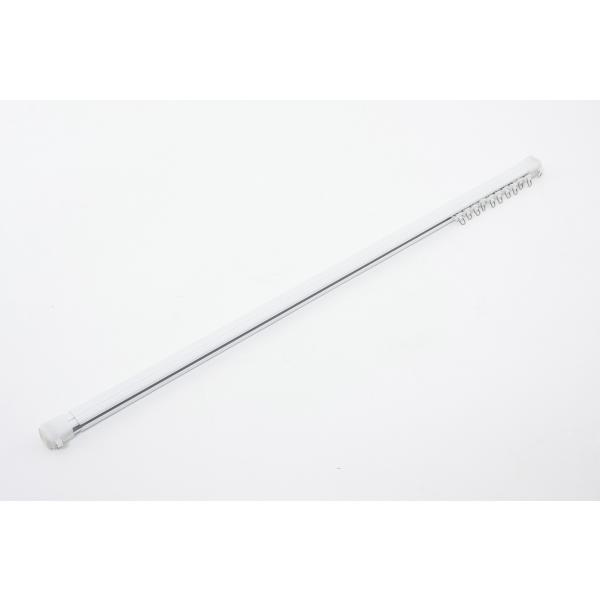 【商品概要】Lサイズ:伸縮対応幅110〜200cm）Mサイズ:伸縮対応幅70〜110cm　Sサイズ:伸縮対応幅45〜70cm 　耐荷重量：約5kg　色:銀色　材質:アルミ　キャップ：塩化ビニル樹脂・ショイント・ポリプロピレン 生産国：中国【...