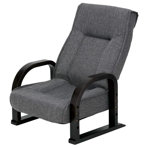 【商品概要】サイズ:55×50〜71×35〜72【cm】 座面高:19/23/27【cm】 商品重量:7.3kg【素材】生地:ポリエステル フレーム:天然木(積層合板) クッション材:ウレタンゆったり座れる幅広座面を使用! リクライニング機...