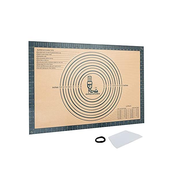 【商品概要】【食品グレード】：我々は食品グレードのシリコーンを提供するプロであり。 このマットは強化したガラス繊維と食品グレードのシリコーンで作られています。スーパーキッチンマットはあなたの食品の安全を保証できます。【ノンスティック&amp...