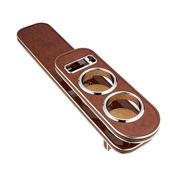 【商品概要】テーブル装着でラグジュアリー感UP純正コンソールに乗せてテープで固定するだけ！【商品説明】【商品詳細】ブランド：viz商品種別：車＆バイク商品名：viz エブリィ コンソールテーブル（ドリンクホルダー付） DA64V/W ウッド...