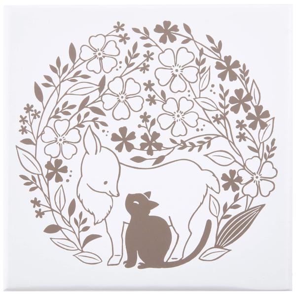 【商品概要】スタンプ本体：W70×D70×H19mmスタンプ：木製、ラバー【商品説明】説明田口奈津子先生のイラストの木製スタンプです。カードなどに2回押すだけで華やかなアートが完成。グラデーションインクにも最適です。【商品詳細】ブランド：こ...