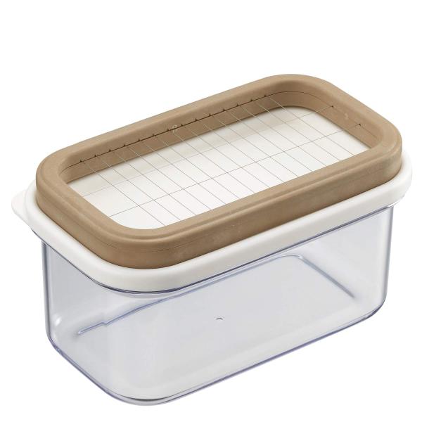 【商品概要】サイズ：約W17.8 D10.7 H9【商品説明】【商品詳細】ブランド：曙産業商品種別：ホーム＆キッチン商品名：曙産業 バターケース カッター付き 450g用 カットできちゃうポンドバターケース 日本製 ST-3009製造元：曙...