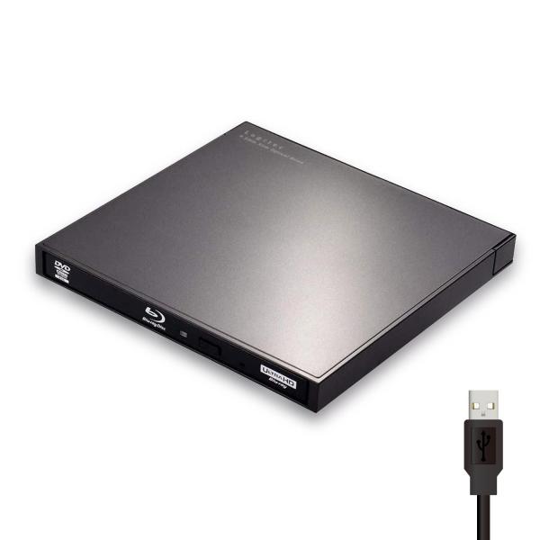 【ジャンク品】blu-rayドライブ 自作PC用 ロジテック ブルーレイドライブ 外付け USB-A Type-A ケーブル付属