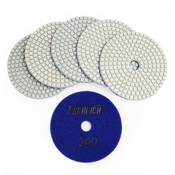 【商品概要】6個＃200、直径100mm / 4インチ、厚さ4mm柔軟性があり、花崗岩や大理石のさまざまな形状の研磨に適しています湿式研磨、ホワイトボンド、ホワイトストーン研磨に適しています高品質のダイヤモンドパウダーと樹脂パウダーでできて...