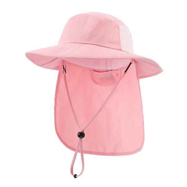 【商品概要】頭周りのサイズ：50-54cm、対象年齢：2-5歳、帽子の後ろに調整紐が付く柔らかく、速乾、メッシュ構造、通気性良好、快適な被り心地、しっかりされている縫製・仕上がり広つばやネックカバーは、お子様の顔や首を夏場の強い日差しからガ...