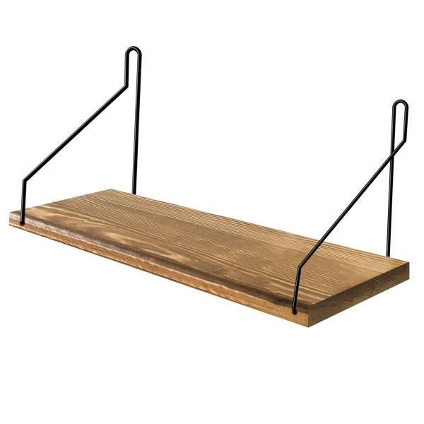 【商品概要】サンプルなデザインウォールシェルフ、神棚として使っており、とてもフィットして映えます。設置も簡単で、5分ぐらいで終わり、女性一人で出来ます。取付方法は2種類で、無傷鍵で取付、賃貸でも安心してください。トイレ、リビングルール、キッ...