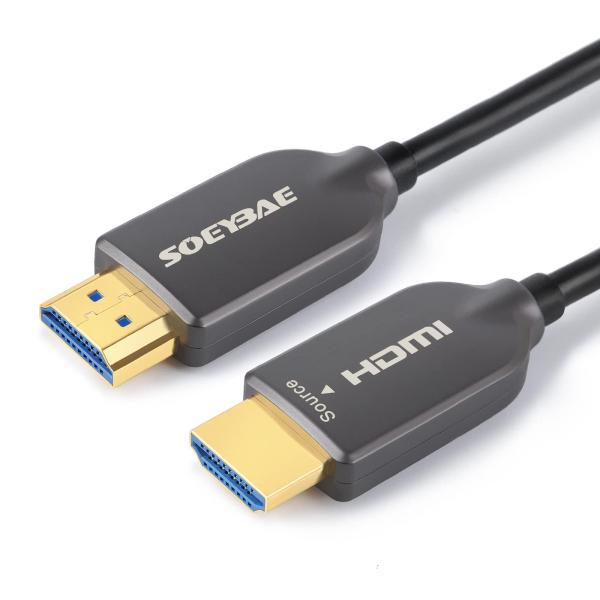 SOEYBAE 4K 光ファイバーHDMI ケーブル 10M HDMI2.0 @ 60Hz HDR/Ultra
