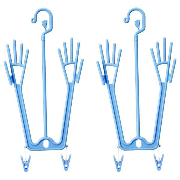 【商品概要】【サイズ】約25×52×2.3cm【重量】約125g【材質】本体・フック・ピンチ：ポリプロピレン/吊り紐：ポリエチレン/バネ：スチール【セット内容】2本組【生産国】日本指1本1本までしっかり乾燥できる手袋専用のハンガー。フックは...