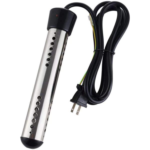 Link Hit 水中用湯沸かし投げ込みヒーター 100V 1KW(10A) 自動保温70