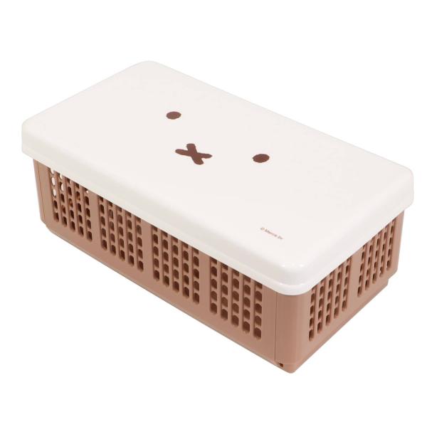 【商品概要】サイズ：W19.2×D10.6×H7.2cm 重量：110g材質：ポリプロピレン生産国：日本折り畳んで収納可能本体のみ抗菌加工(抗菌剤の種類：銀系無機抗菌剤)【商品説明】説明大人気ミッフィーフェイスランチシリーズの、ピクニックに...