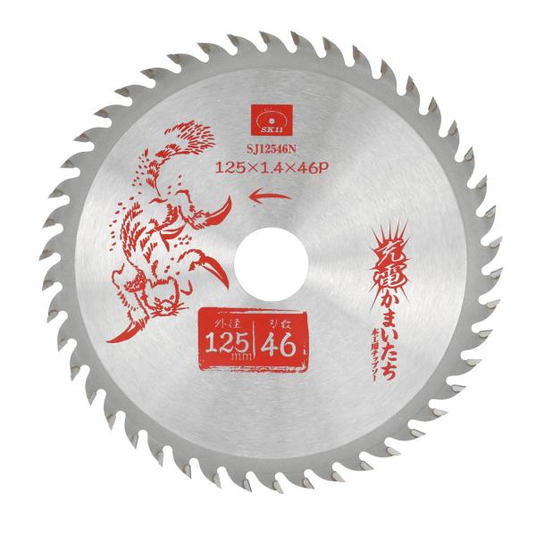 【商品概要】用途:充電丸鋸や電動丸鋸に取り付けて木材、合板、集成材などの切断作業外径:125mm、内径:20mm、刃厚:1.4mm刃数:46P充電対応:12〜40V刃:超硬チップ、台金:鋼鉄【商品説明】説明充電丸鋸に最適な木工用チップソー【...
