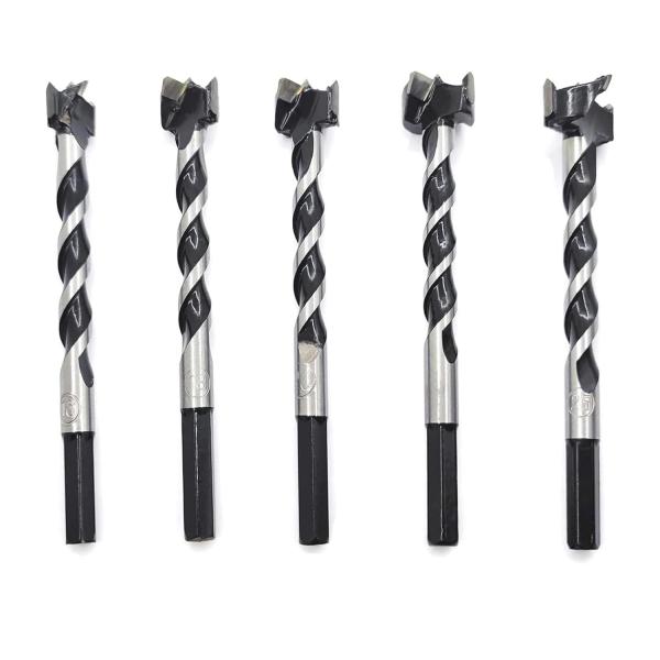 【商品概要】【豊富な種類】: よく使われている5種類規格を厳選されで、梱包に16mm/18mm/20mm/22mm/25mm各1個ドリルがあり、欲しい穴のサイズによって、ビットを選択して利用可能です。【高品質素材】タングステン鋼で作られたド...