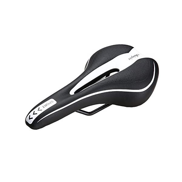 【商品概要】底部ブラケットが長いガイドで、ハンドルからサドルまでの距離が調整可能流線型がスタイリッシュなスポーツタイプのサドルです人体工学に基づき、クッション性と快適性を追求したデザイン。 強靭さを保ちながらも、重量は約300g程度に抑えて...