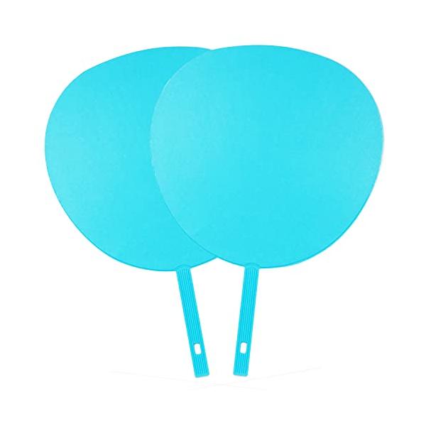 カラーうちわ 2本セット 応援うちわ ジャンボうちわ ファンサ