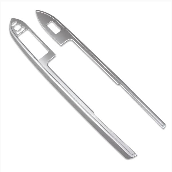 【商品概要】1.適合車種:ダイハツ タント/タントカスタム/タント ファンクロス 後期（令和4年10月〜）全グレード対応2.素材：高品質ABS,メッキ加工3.色: サテンシルバー4.取り付け方法:付属の3Mの両面テープで、貼るだけの簡単装着...