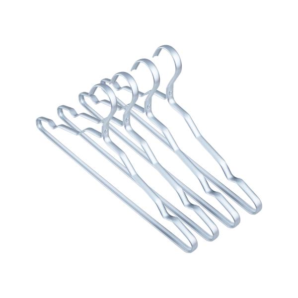 【商品概要】商品サイズ：４２cm×１９cm色は【マット調のシルバー】で、お部屋やクローゼット内を落ち着いた雰囲気にしてくれます。【耐久性・耐水性に優れ】、購入後、長期間のご使用が可能です。シャツや薄い衣類はもちろん、【スーツやトレーナー等、...