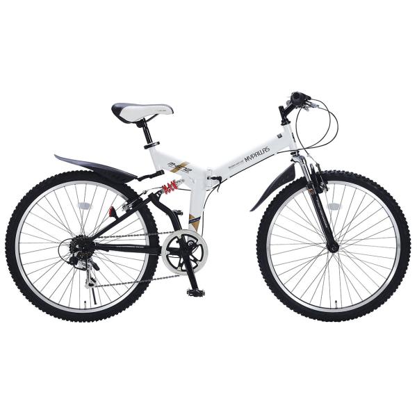 5月17日、18日引取限定、26inch折りたたみ式マウテンバイク 自転車 折りたたみ自転車 26インチ シマノ製6段ギア 前後サス