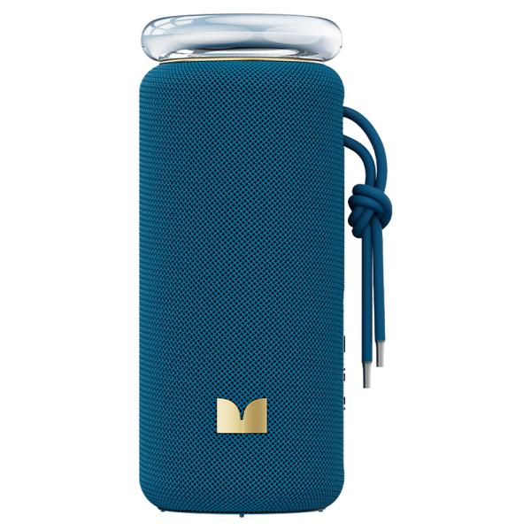 MONSTER Atmic Blaster Glow グロウ ブラック×ブルー MS62132 20W LEDライトエフェクト 防水IPX5 Bluetooth5.4 最大11時間 パーティーコネクト 技適取得済み