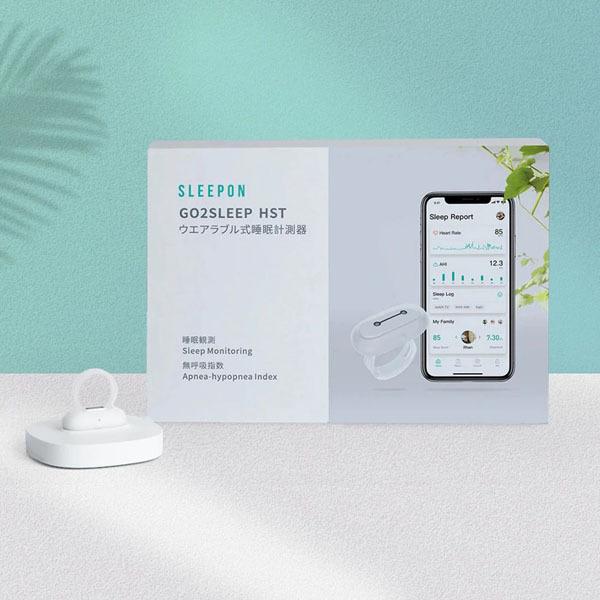 SLEEPON スリープス GO2SLEEP HST ウェアラブル式睡眠計測器 - 健康