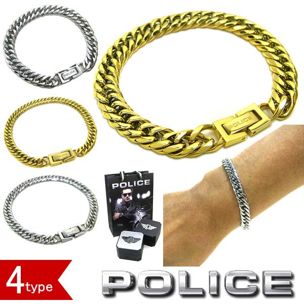 POLICE 喜平 ブレスレット ポリス CHAIN ステンレス 喜平 POLICE 喜平 ブレスレット ポリス CHAIN ステンレス 喜平