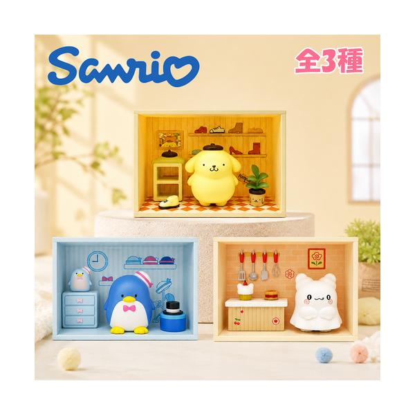 【希少】サンリオ　マイメロ　タキシードサム　ポムポム　スツール　オットマン sanrio（サンリオ） キャラクター コンセプト フィギュア ようこそマイ