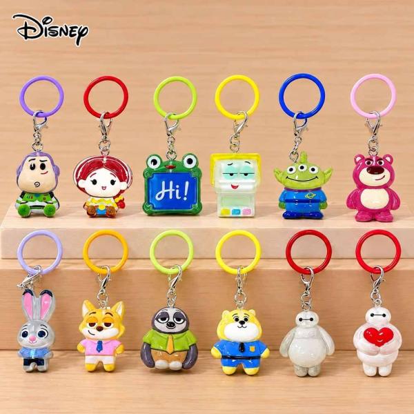 ディズニー ミニチャーム 12種セット Aセット マスコット 傘 ベイマックス ジェシー バズ エイリアン ロッツォ リリーパッド スマーティーパンツ ズートピア