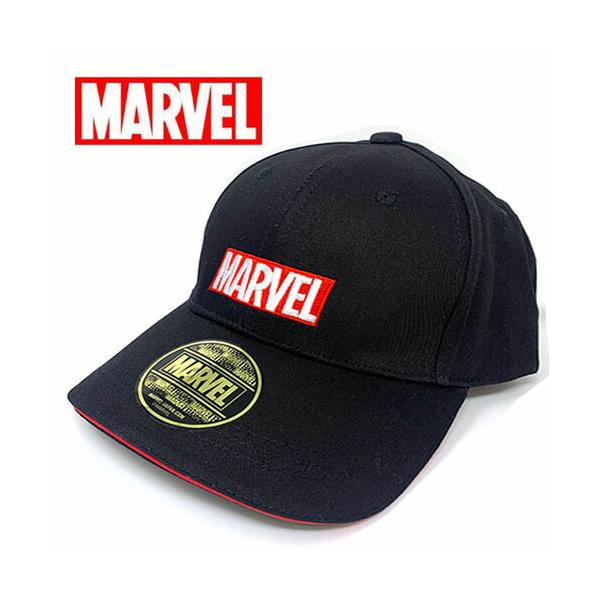 MARVEL（マーベル） ロゴ キャップ ブラック 57.5cm MV7630521