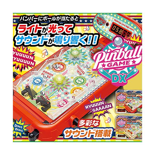 バンパーにボールが当たるとライトが光ってサウンドが鳴り響く！！得点も表示されるので家族やお友達と盛り上がるのはもちろん、一人で遊べる暇つぶしにもぴったり！小さめサイズで持ち運びもできるので旅行先でも遊べちゃいます！