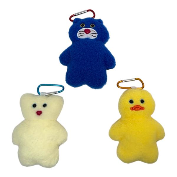 mojojojo カラビナ付き ぬいぐるみ ポーチ 約15cm キーホルダー