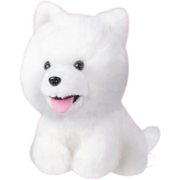 さみしがりやのサモエド しっぽぶんぶん マスコット ぬいぐるみ 約14.5cm 犬 いぬ わんちゃん わんこ 動物 ペット 癒し インテリア かわいい プレゼント