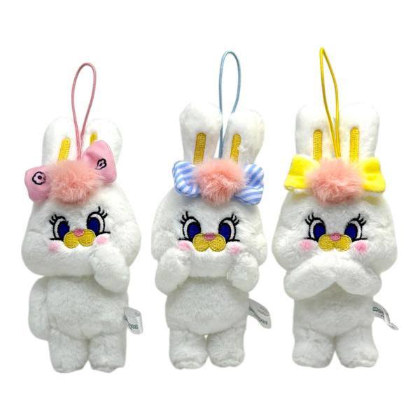 3種セット MOMOREI おしゃれなリボンマスコット 〜Rico〜 約17cm