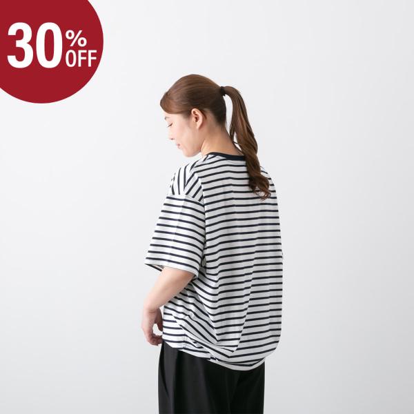 ディー H/S タック コクーンT メール便OK D/d 2268003 レディース 半袖 五分袖 春夏 Tシャツ 綿 コットン 大人 カジュアル