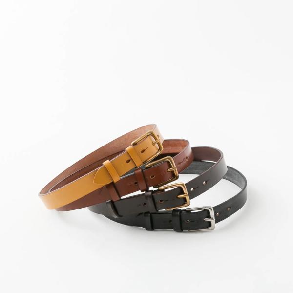 リアルハーネス STIRRUP LEATHER BELT スティラップ サドル レザー ベルト 28mm REAL HARNESS レディース イギリス製 ブラック ブラウン 真鍮 オールシーズン