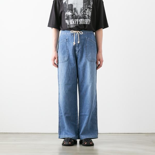 caqu（サキュウ） FS linen easy pants コットン リネン イージー