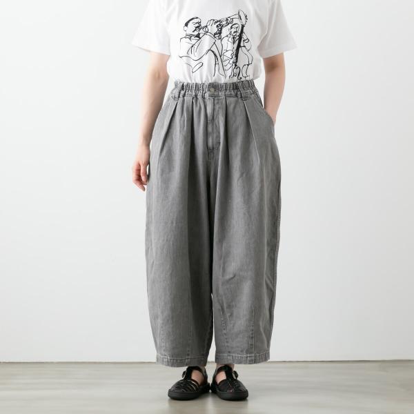 HARVESTY（ハーベスティ） BLACK DENIM CIRCUS PANTS ブラックデニム